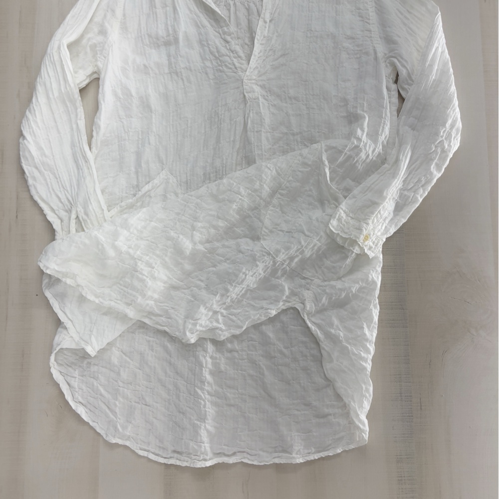 CP SHADES white tunic top blouse travel boho M - Picture 8 of 8